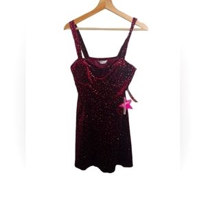 Speechless Velvet mini dress